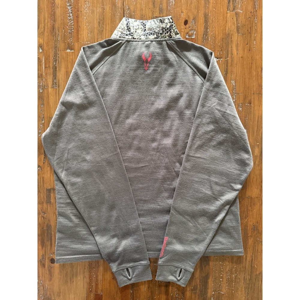 Badlands Ovis Merino Sweater Mens XXL Approach Camo Hunting Jacket Full Zip Wool - Picture 7 of 7